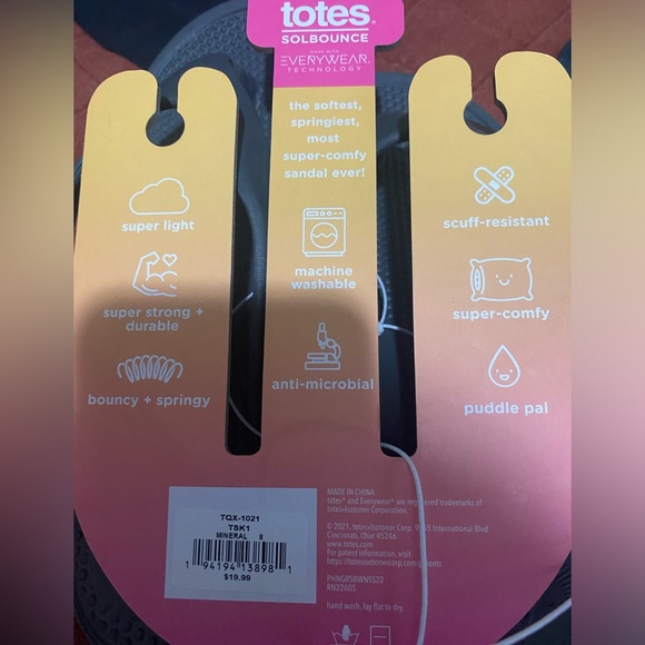 Totes Sol Bounce Ara Women’s Thong - Picture 6 of 6